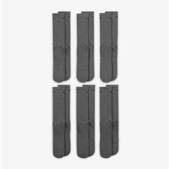 Nike Training Crew Socks (6 Pairs) Nike Everyday Cushioned - Picture 3 of 6